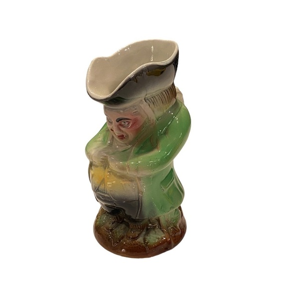 Toby Jug Mug Pitcher Made in England Tavern Décor Médieval Ambiance Vintage - Picture 1 of 10